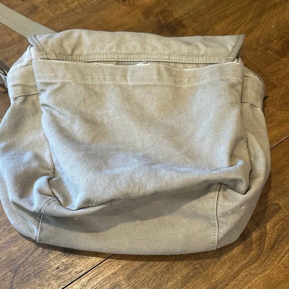 Arizona Y2K Tan Cargo Purse Messenger Bag 90s Rare Pockets Crossbody Satchel - Picture 8 of 16